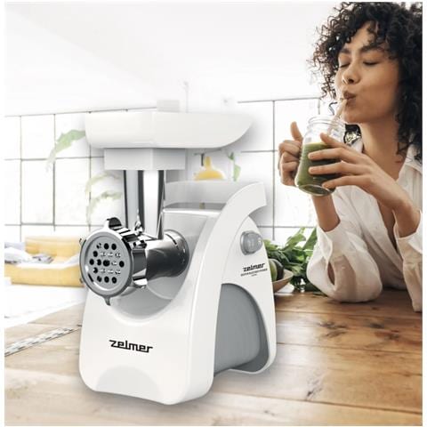 ZMM9801B tritacarne 2200 W Acciaio inox, Bianco - Foto 2