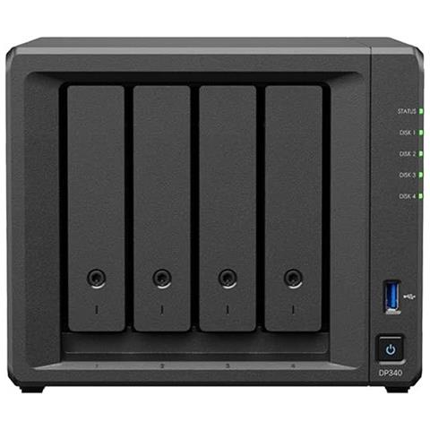 DP340 server NAS e di archiviazione Desktop R1600 16 GB Nero - Foto 1