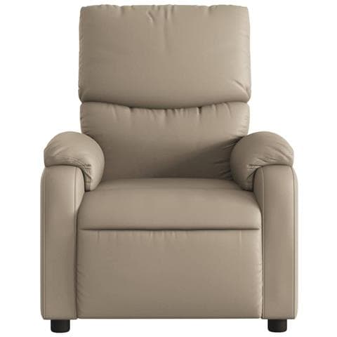 Poltrona Reclinabile Elettrica Cappuccino in Similpelle - Foto 9