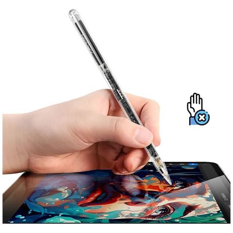 Stilo Bluetooth Per Ipad Pro Rifiuto Di Paume Autonomie 8h Ricarica Magnetica Rapida, Trasparente - Foto 2