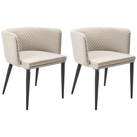 Set Di 2 Sedie Da Giardino Limasson Tessuto Beige - Foto 2