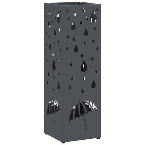 Supporto per Ombrellone Antracite 15.5 x 15.5 x 49 cm Metallo - Foto 1
