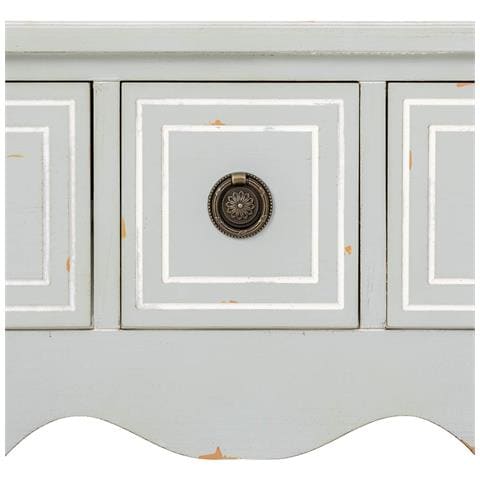 Tavolino Da Ingresso In Legno Con 3 Cassetti 120x40x82,5 - Foto 8