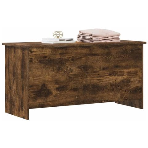 Cassa di stoccaggio Rovere Fumo 100 x 40 x 50 cm - Foto 2
