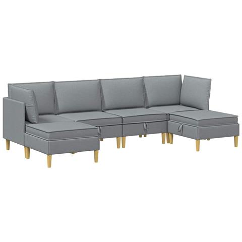 Set di divani modulari con spazio di archiviazione 6 pcs - Foto 1