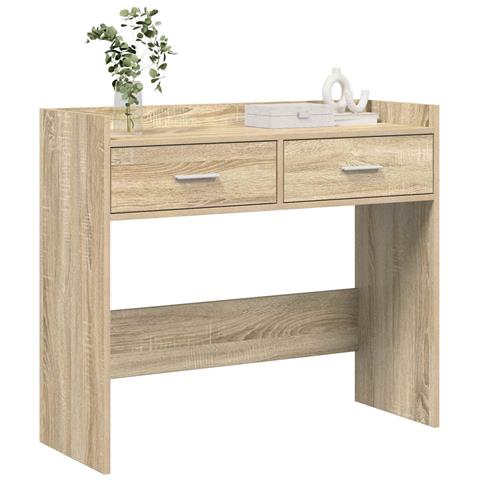 Tavolo consolle Rovere Sonoma 90 x 35 x 80 cm - Foto 2
