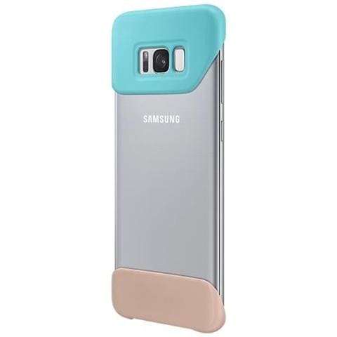 Cover in TPU per Galaxy S8 Plus Colore Menta e Marrone - Foto 2