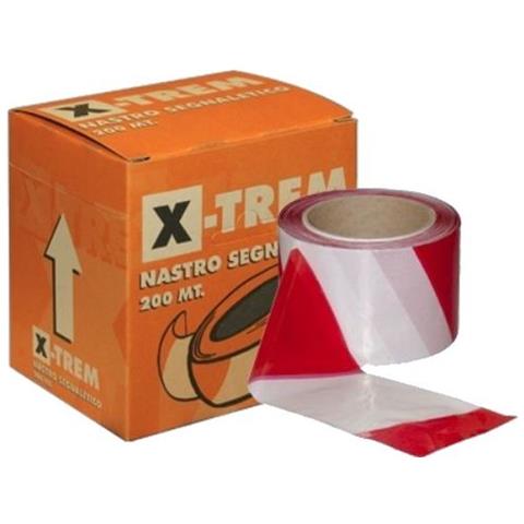 Nastro Segnaletico Xtreme Bianco / rosso 200mt - Foto 1
