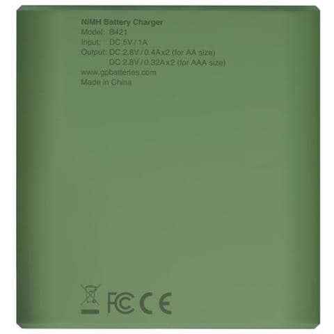 GP ReCyko B421/85 4-Port USB Ladegerät inkl. 4xAAA NiMh 850mAh - Foto 3
