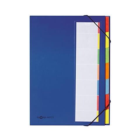 Ordnungsmappe Deskorganizer Color, 7 Fächer, Blau - Foto 1