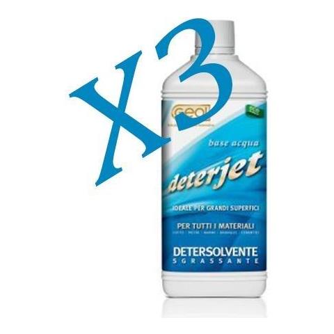 Detersolvente Sgrassante Sporco Organico Olio E Grasso 3x1l Geal Deterjet - Foto 1