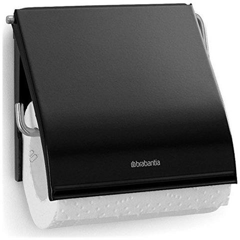 Portarotolo Acciaio Inossidabile Nero 13 X 14 X 2 Cm - Foto 2