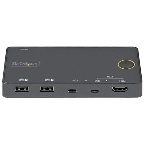 Switch KVM Ibrido SV221HUC4K con Porte USB / HDMI / Compatibile Thunderbolt 3 Colore Nero - Foto 2
