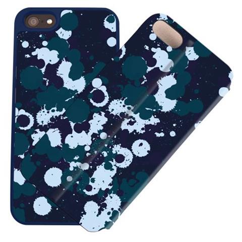 BLUE CAMO Cover Blu, Bianco - Foto 1