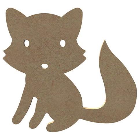 Procione In Legno Mdf Da Decorare - 15 Cm - Foto 1
