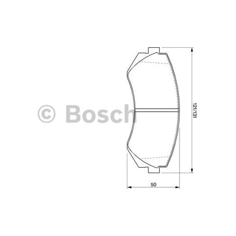 Kit Pastiglie Freno 986424489 - Foto 1