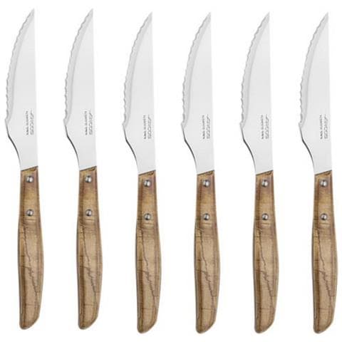 Set Di 6 Coltelli Da Bistecca, 11 Cm, In Acciaio Inossidabile - 372300 - Foto 2