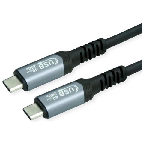 11.99.9088 Cavo Usb 0,5 M Usb4 Gen 3x2 Usb C Nero - Foto 1