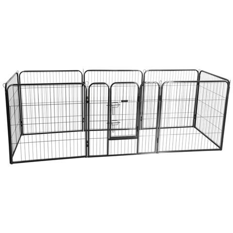Recinzione Per Animali Da Esterno Con Porta Nera - Foto 2