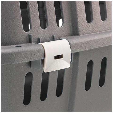 Trasportino Ferplast Jet Bianco Grigio Multicolore Plastica - Foto 2