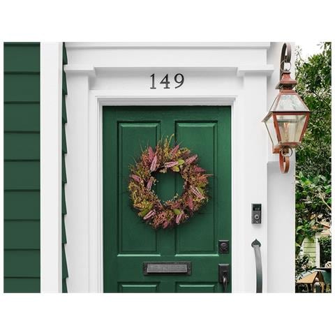 Corona Poliestere Verde E Rosa Ø 50 Cm Guancha - Foto 1