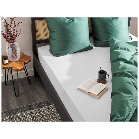 Coprimaterasso Elasticizzato Janbu Cotone Bianco - Foto 1