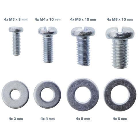 Set di viti 32 pezzi per staffe beamer - Foto 2