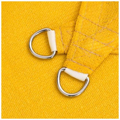 Vela Parasole 160 G /m Rettangolare Giallo 3,5x5 M In Hdpe - Foto 2