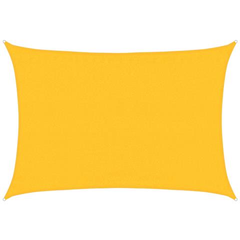 Vela Parasole 160 G /m Rettangolare Giallo 3,5x5 M In Hdpe - Foto 1