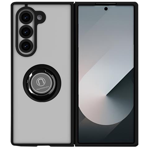 Cover Per Samsung Galaxy Z Fold6 Anello Magnetico Supporto Video - Foto 1