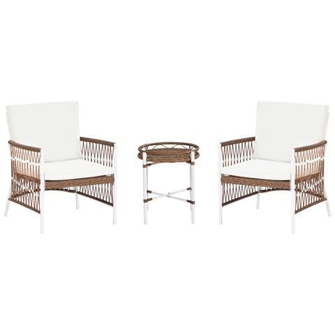 Set Bistrot Con Cuscini Levico Metallo Bianco - Foto 2