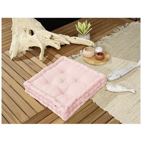 Cuscino Da Pavimento 50 X 50 X 10 Cm Kala Terracotta - Foto 1