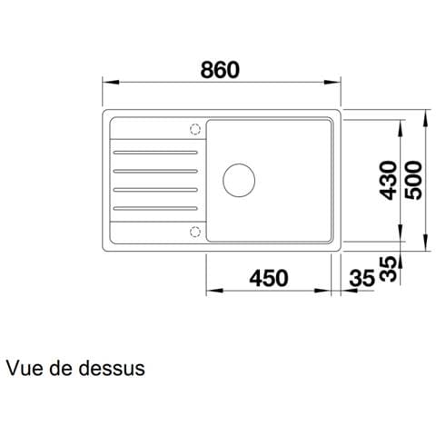 Lavello Incasso 86 Cm Silgranit Nero - 526087 - Foto 2