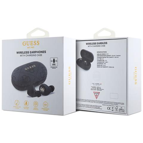 Auricolari Wireless Bluetooth 5.3 Enc Serie 4g Touch Custodia Ricarica, Nero - Foto 3