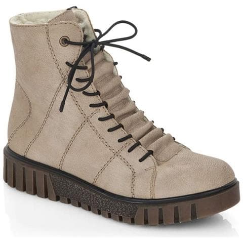 Beige Casual Closed Booties Stivaletti Sintetico E Tessile Scarpe Donna Beige Eu 40, Y3420-60 - Foto 1