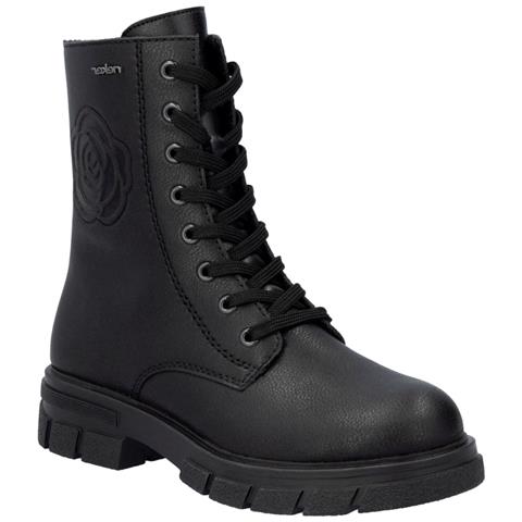 Black Casual Closed Ladies Mid Height Boots Stivaletti Pelle Scarpe Donna Nero Eu 38, Z9129-00 - Foto 1