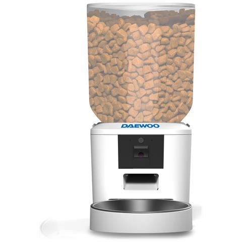 Daewoo D-QQ029-7L distributore di cibo e acqua per cani e gatti Acrilonitrile butadiene stirene (ABS), Acciaio inox Bianco Universale Alimentatore automatico per animali domestici - Foto 2