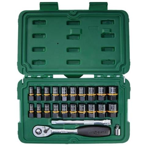 Set Bussole 1/4'' E 3/8'' Metrico/sae Boltbiter 23 Pz - Foto 1