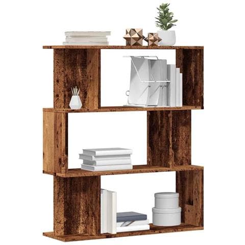 Libreria In Legno Antico 80x24x96 Cm In Legno Multistrato - Foto 1