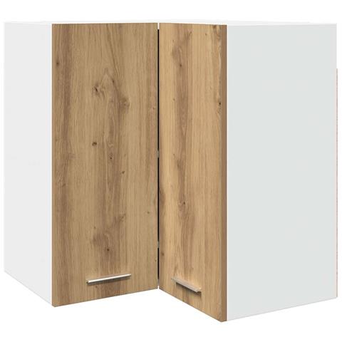 Mobile Pensile Angolo “Lyon” Rovere Artigianale 57x57x60 - Foto 1