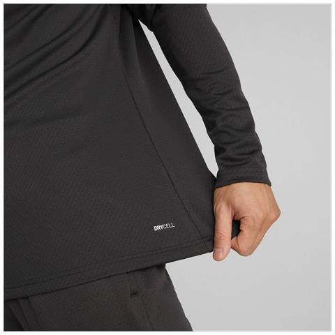 Teamcup 14 Zip Sweatshirt 65798203, Uomini, Nero, L - Foto 6