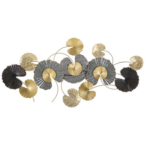 Decorazione In Metallo 3d Cerchi 7 - Multicolore - Metallo - 130,5x5x66 Cm - Foto 1