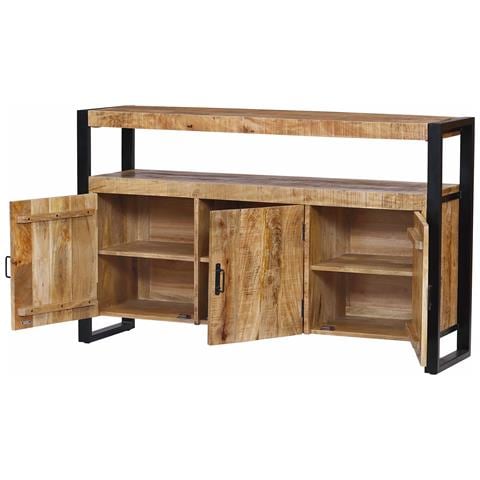 Wellington - Mobile In Legno Di Mango Con 3 Ante - Foto 2