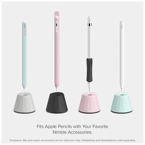 Supporto In Silicone Per Apple Pencil Ipad Black - Foto 2