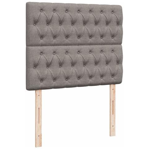 Giroletto a Molle con Materasso Tortora 120x190 cm in Tessuto - Foto 9