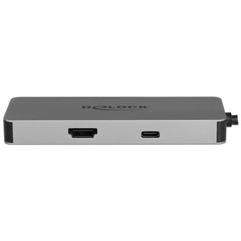 87743 replicatore di porte e docking station per laptop USB 3.2 Gen 1 (3.1 Gen 1) Type-C Grigio - Foto 5