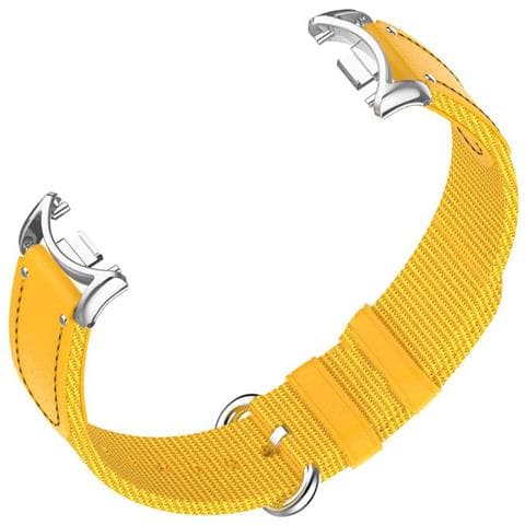 Cinturino Giallo In Nylon E Tela Compatibile Con Xiaomi Mi Band 10/9/8 - Foto 2