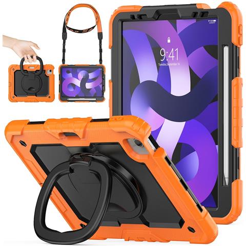 Custodia Per Ipad Pro 3/2/1 11"" Supporto E Alloggiamento Per Stilo Arancione - Foto 4