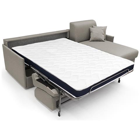 Evans Divano Letto Angolare Impermeabile T13 Tortora - Foto 2