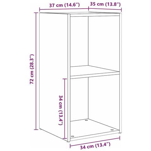 Set mobile TV 2 pcs Legno vecchio 72 x 35 x 36.5 cm - Foto 9
